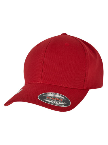 Wooly Combed Waterrepellent Red Cap