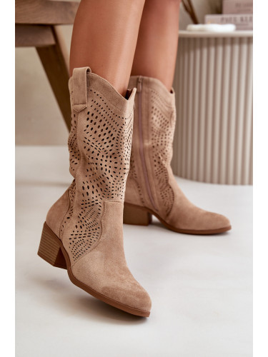 Дамски боти на ток Iceda