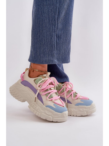 Women's sneakers on a massive sole multicolored Nevela