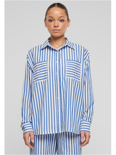 Women's shirt Striped Relaxed white/blue