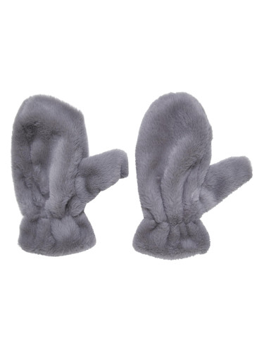 Teddy Mitten light grey gloves