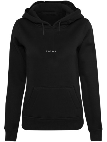 Women's sweatshirt I Don't Give A Hoody black