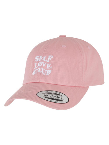 Women's cap with pink inscription