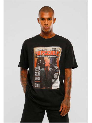 Men's T-shirt oversize Upscale Magazine black