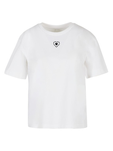 Women's T-shirt Good Vibes Only Heart white