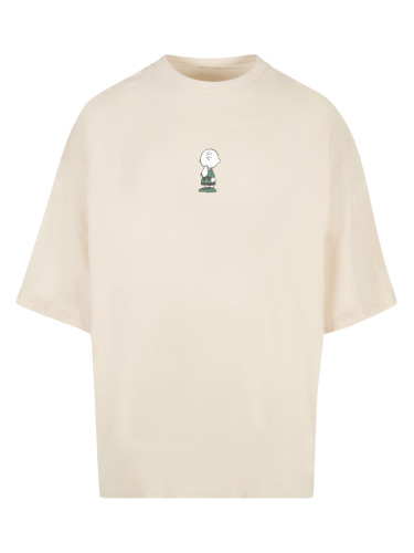 Men's T-shirt Peanuts - Charlie Brown Huge cream