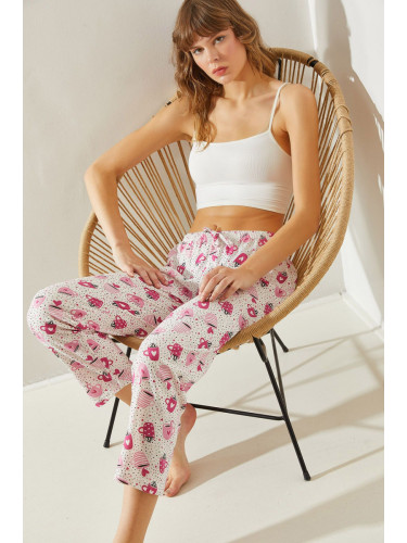 Bianco Lucci Women's Patterned Pajama Bottoms