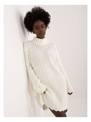 Ecru Knitted Dress