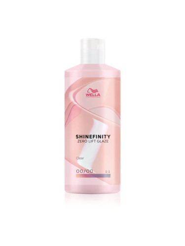 Wella Professionals Shinefinity Zero Lift Glaze полуперманентна тонираща боя за коса за естествена или боядисана коса 500 мл.
