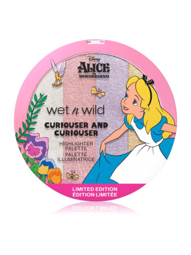 Wet n Wild Alice in Wonderland Curiouser And Curiouser палитра хайлайтъри 10 гр.