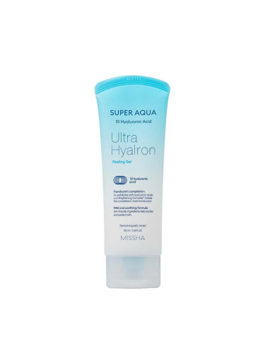 Пилинг гел за лице изсветлява хидратира MISSHA Super Aqua Ultra Hyalron Peeling Gel