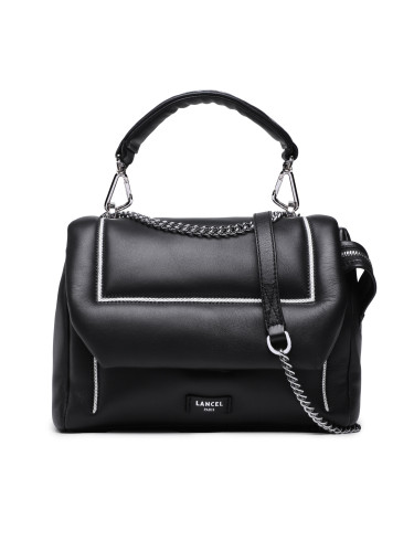 Дамска чанта Lancel M Flap Bag A1210610TU Черен