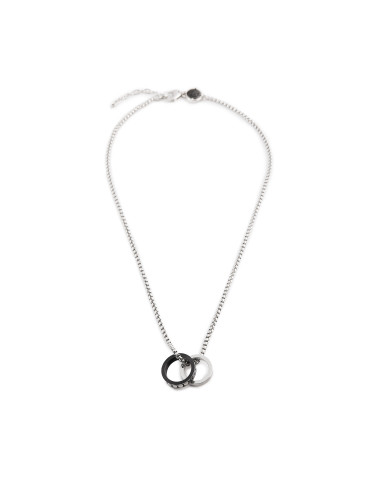 Колие Diesel Double Pendant Only The Brave DX1168040 Сребрист