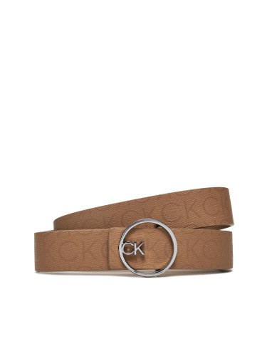 Дамски колан Calvin Klein Ck Buckle Reversible Belt 3Cm K60K612359 Кафяв