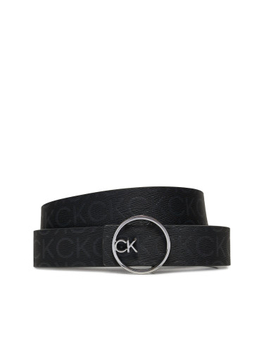 Дамски колан Calvin Klein Ck Buckle Reversible Belt 3Cm K60K612359 Черен