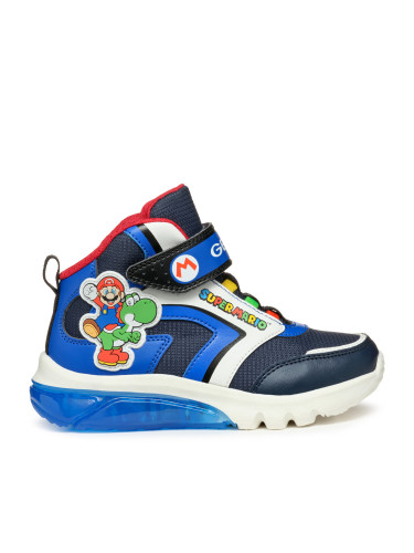 Сникърси Geox J Ciberdron Boy J46LBJ 054FU C4226 DD Тъмносин