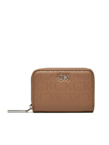 Малък дамски портфейл Calvin Klein K60K612188 Кафяв