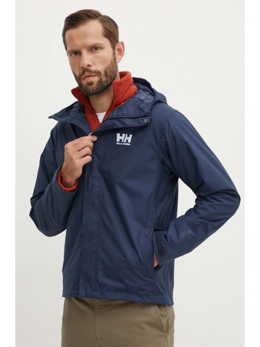 Яке Helly Hansen в тъмносиньо преходен модел