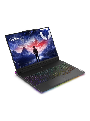 Лаптоп Lenovo Legion 9 16IRX9 (83G00003BM), двадесет и четириядрен Intel Core i9-14900HX 2.2/5.8GHz, 16" (40.64cm) 3.2K Mini-Led Anti-Glare 165Hz дисплей & GF RTX 4090 16GB, (HDMI), 64GB DDR5, 2TB SSD NVMe, 2x Thunderbolt 4, No OS, 2.6kg