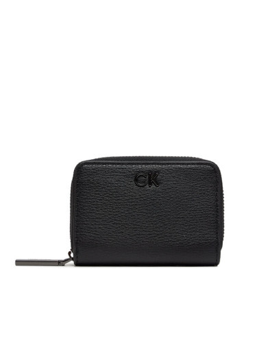 Calvin Klein Малък дамски портфейл Ck Daily Small Zip Around K60K612177 Черен