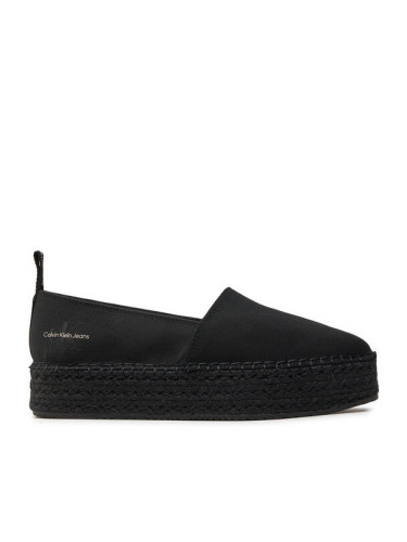 Calvin Klein Jeans Еспадрили Platform Espadrille Mix Ml Mtl YW0YW01622 Черен