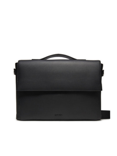 Calvin Klein Чанта за лаптоп Ck Origami Pu Laptop Bag K50K511898 Черен