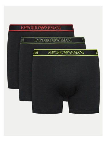 Emporio Armani Underwear Комплект 3 чифта боксерки 111473 4F717 21320 Черен