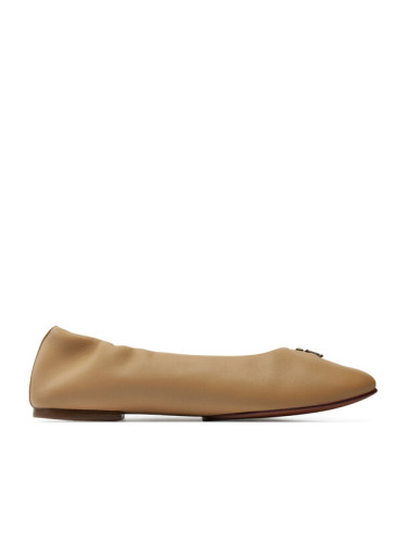 Tommy Hilfiger Балеринки Th Elevated Elastic Ballerina FW0FW07882 Каки