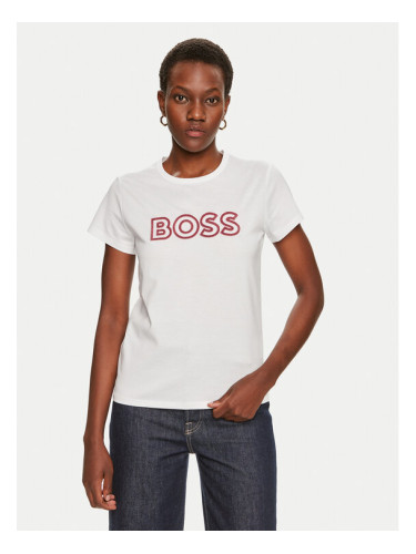 Boss Тишърт Eventsa 50522209 Бял Regular Fit