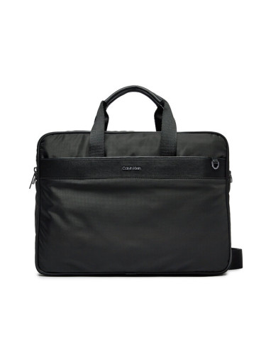 Calvin Klein Чанта за лаптоп Ck Est. Nylon Laptop Bag W/Case K50K512420 Черен