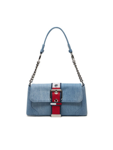 Tommy Jeans Дамска чанта Tjw Idol Shoulder Bag Denim AW0AW16694 Син