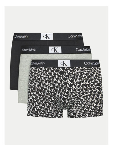 Calvin Klein Underwear Комплект 3 чифта боксерки 000NB3528E Черен