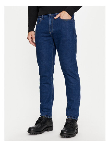 Calvin Klein Jeans Дънки J30J325888 Тъмносин Tapered Fit