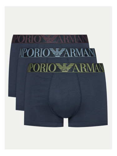 Emporio Armani Underwear Комплект 3 чифта боксерки 111357 4F726 64135 Тъмносин