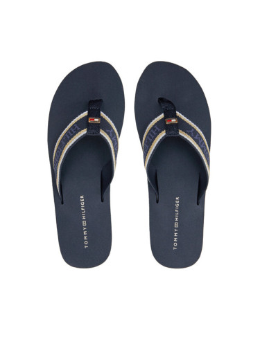 Tommy Hilfiger Джапанки Im Platform Beach Sandal FW0FW08236 Тъмносин