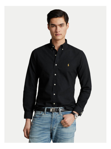 Polo Ralph Lauren Риза 710767828001 Черен Slim Fit