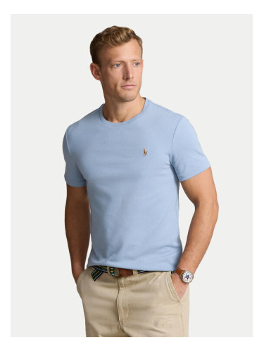 Polo Ralph Lauren Тишърт 710740727080 Светлосиньо Slim Fit