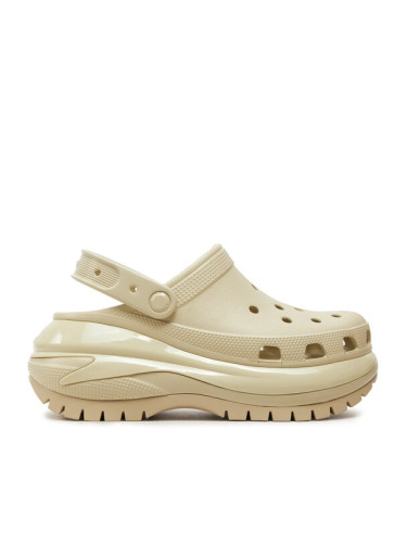 Crocs Чехли Classic Mega Crush Clog 207988 Бежов