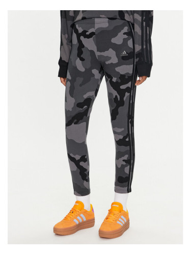 adidas Клин Essentials 3-Stripes Camo Print IX3709 Сив Slim Fit