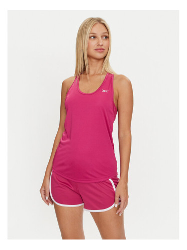 Reebok Тениска от техническо трико Id Train Mesh Back Tank 100021221 Розов Regular Fit