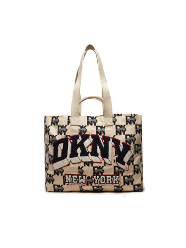 DKNY Дамска чанта Heart Of Ny Large Tote R41AYF01 Бежов