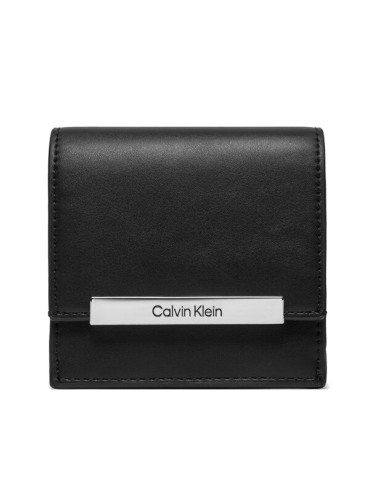 Calvin Klein Малък дамски портфейл K60K612206 Черен