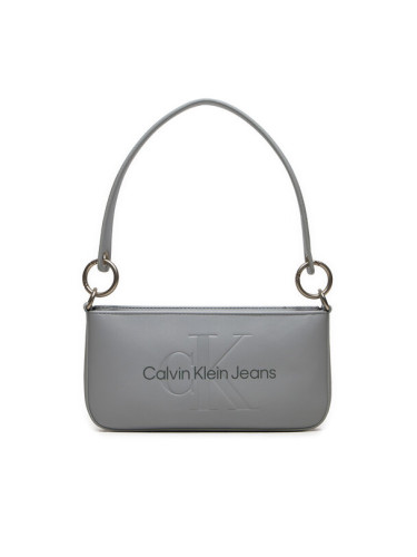 Calvin Klein Jeans Дамска чанта Sculpted Shoulder Pouch25 Mono K60K610679 Екрю