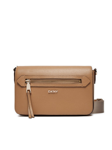 DKNY Дамска чанта Bryant Ave Md Flap C R42E3E21 Кафяв