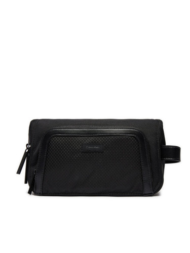 Calvin Klein Несесер Ck Remote Washbag W/Hanger K50K512077 Черен