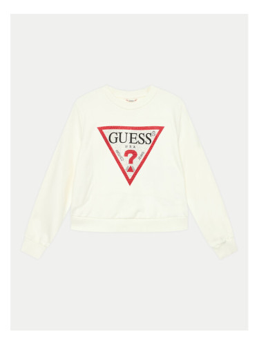 Guess Суитшърт J4YQ22 KA6R3 Екрю Regular Fit