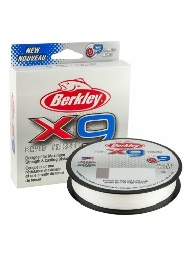 Berkley x9 Braid Crystal 0,12 mm 12,1 kg 150 m Плетена линия