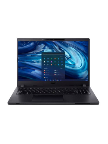 Лаптоп Acer Travelmate P2 TMP215-54-53D0 (NX.VVREX.013), десетядрен Intel Core i5-1235U 1.3/4.4GHz, 15.6" (39.62cm) Full HD Anti-Glare дисплей, (HDMI), 16GB DDR4, 512GB SSD NVMe, 1x USB-C, 3x USB 3.2 Gen 1, Windows 11 Pro, 1.76kg