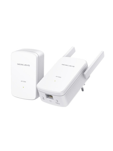 Powerline адаптер Mercusys MP510 KIT, 1000Mbps, 1x 10/100/1000 Ethernet порт, 2 устройства