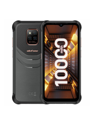 Смартфон Ulefone Power Armor 14 Pro (черен), поддържа 2 SIM карти, 6.52" (16.56 cm) LCD дисплей, осемядрен Mediatek Helio G85 2x2.0GHz & 6x1.8GHz, 8GB RAM, 128GB Flash памет(+microSD слот), 20.0 + 2.0 + 2.0 & 16.0 Mpix камери, Android, 358g